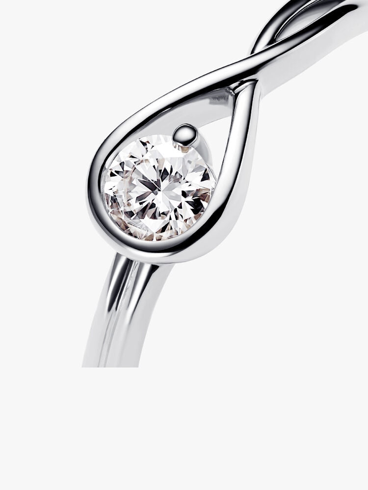 Pandora Infinite Sterling Silver Lab-grown Diamond Ring