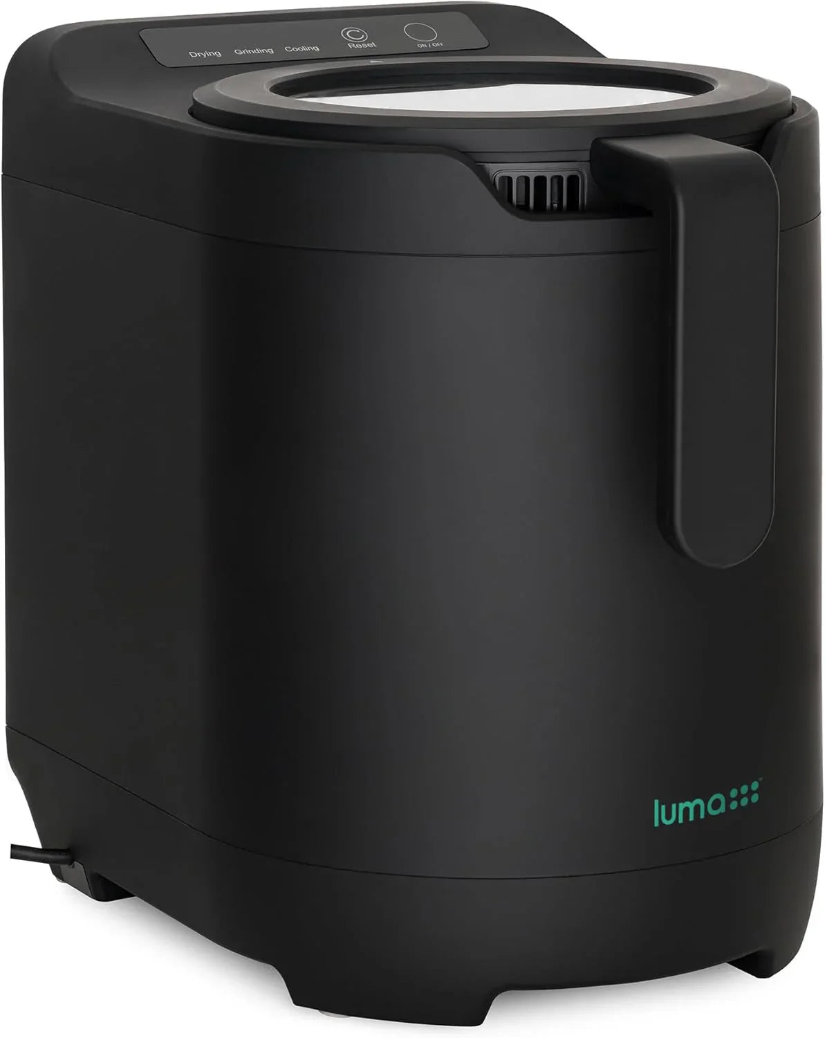 EcoChef Electric Kitchen Composter 2.5L - Odorless Countertop Bin With Clear-View Lid