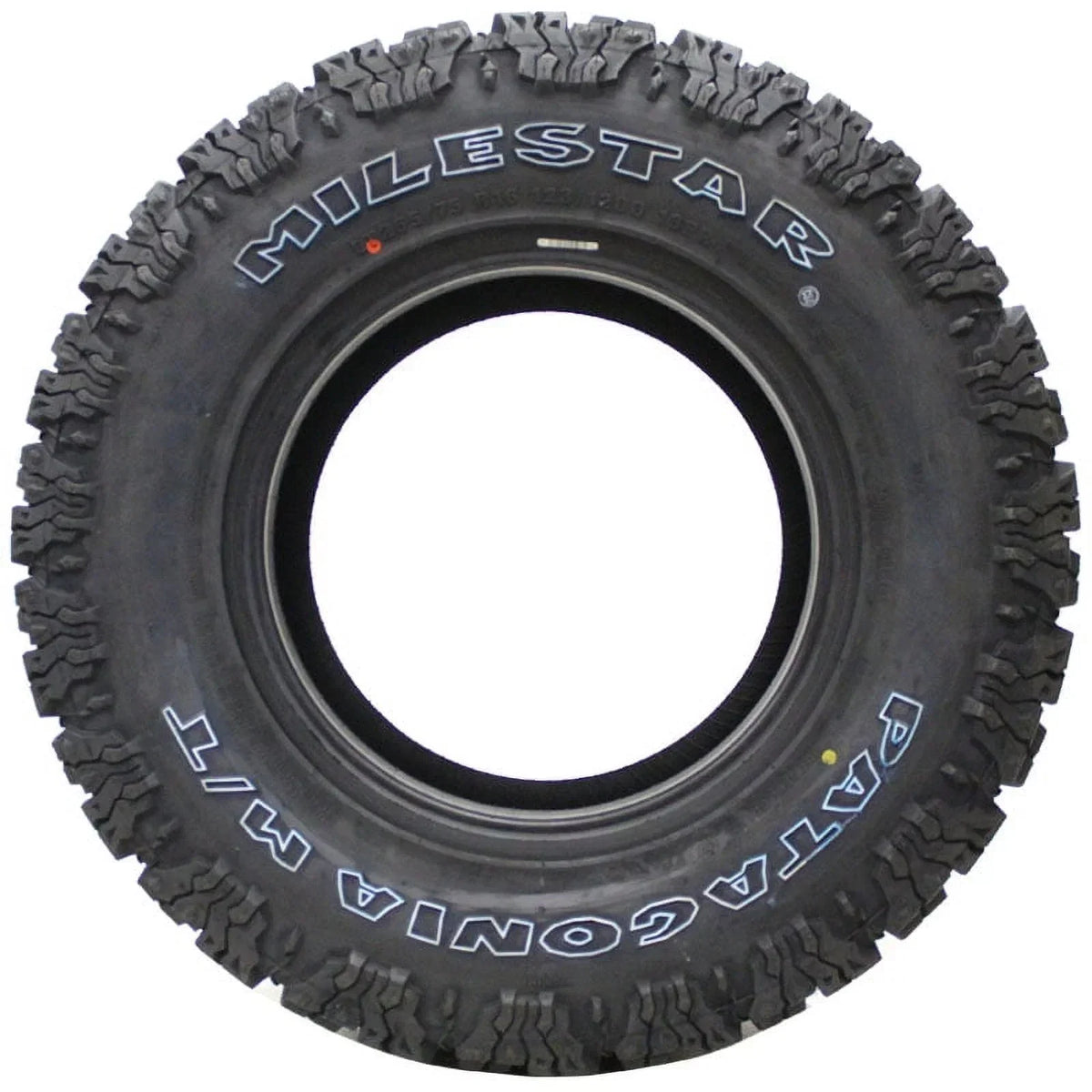 Milestar Light Truck Mud Terrain Tire LT33X12.50R18 122Q Load Range F - Patagonia M/T