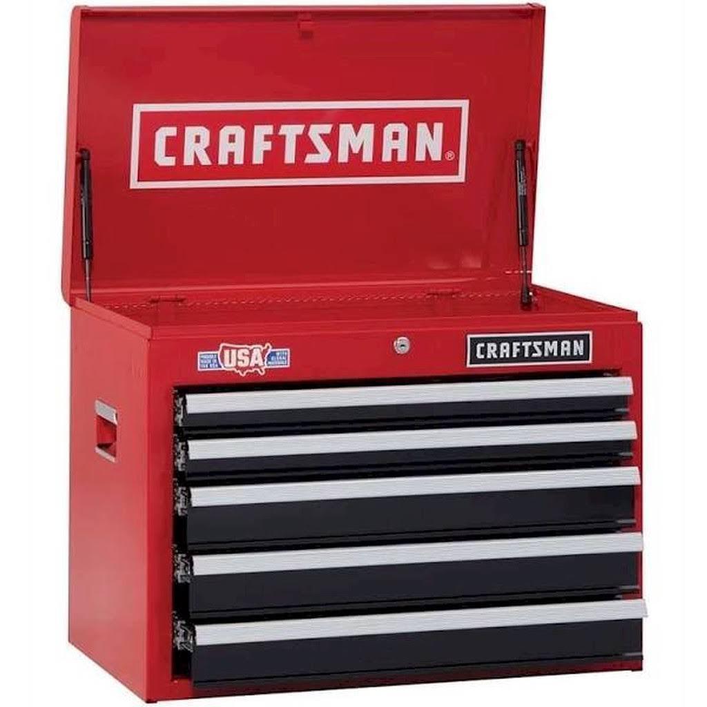 26 Inch Steel Tool Chest, 5,840 Cu. In., Soft-Close Drawers, Keyed Lock