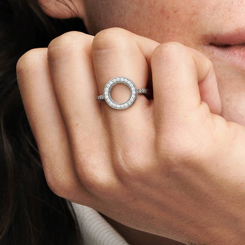 FINAL SALE - Sparkling Halo Ring