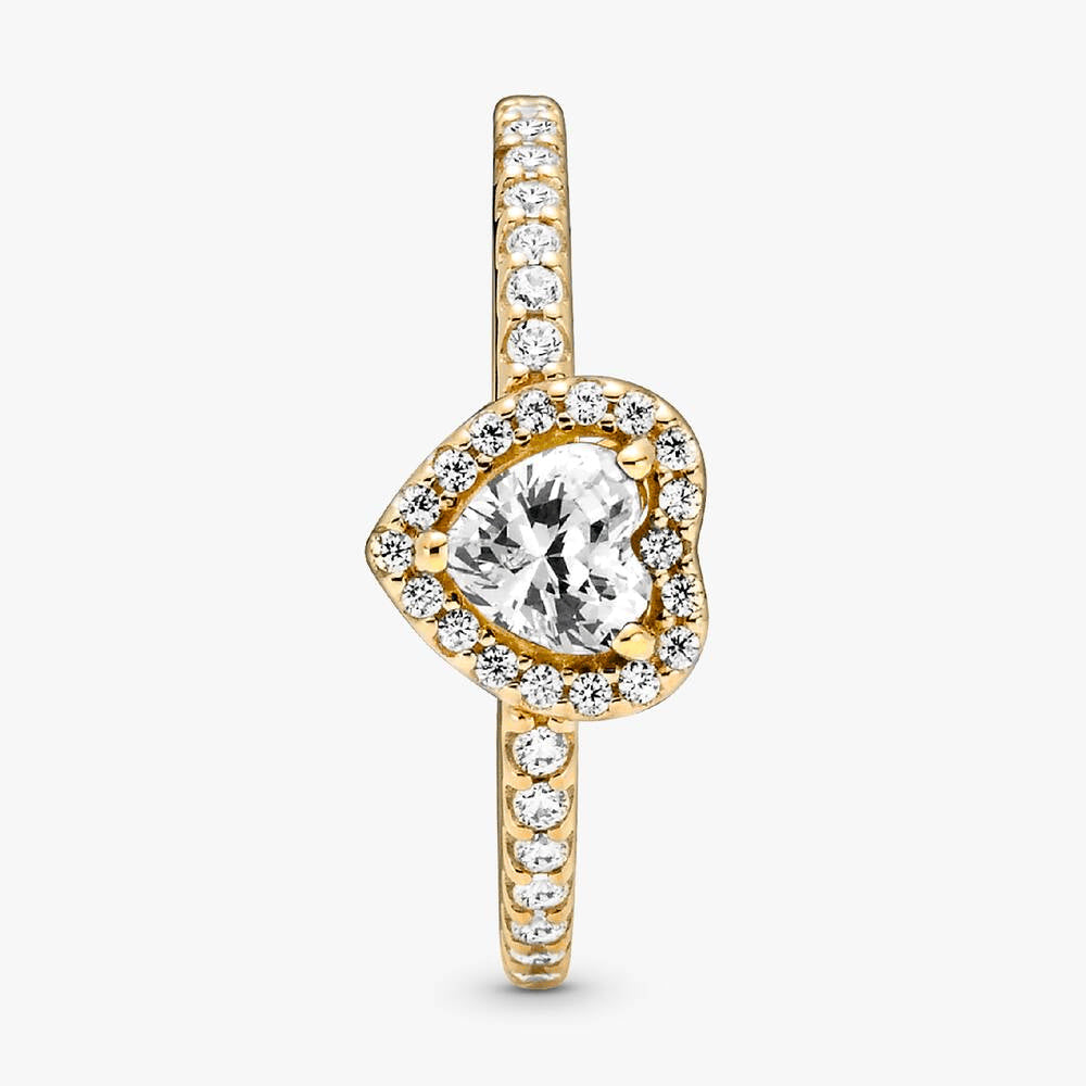 Elevated Heart Ring