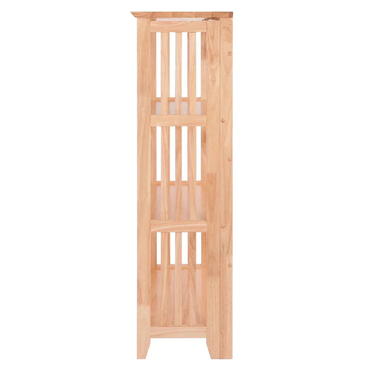 Winsome 3-Section Foldable Shelf, Natural Finish - 25.98 x 12.28 x 42.00 Inches