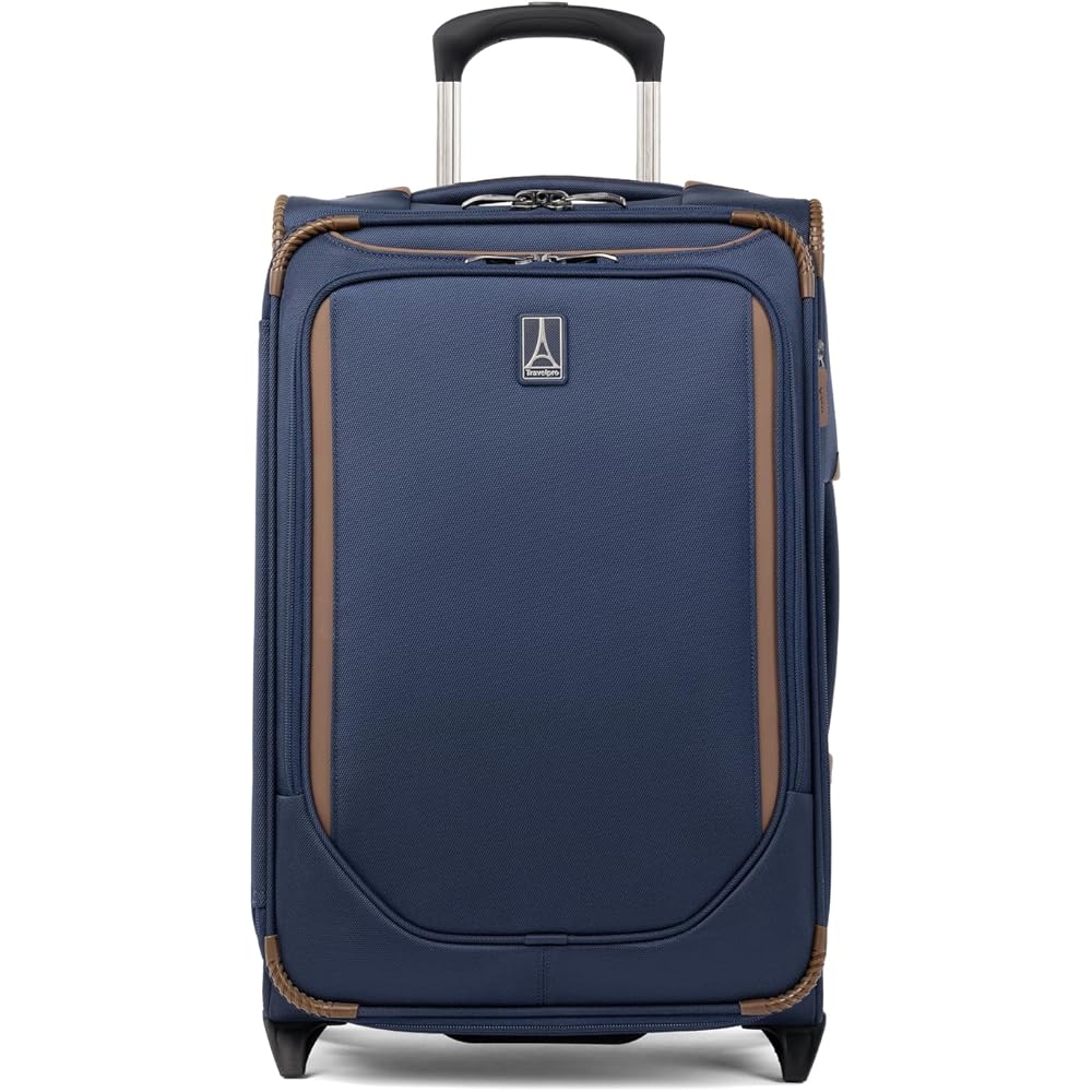 Travelpro Carry-On Rollaboard Suitcase, 22-Inch, 2-Wheel, Patriot Blue - Crew Classic