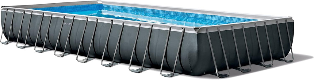 Intex Ultra XTR Rectangular Above Ground Pool Set, 216in L x 108in W x 52in H, Blue - 26355EH