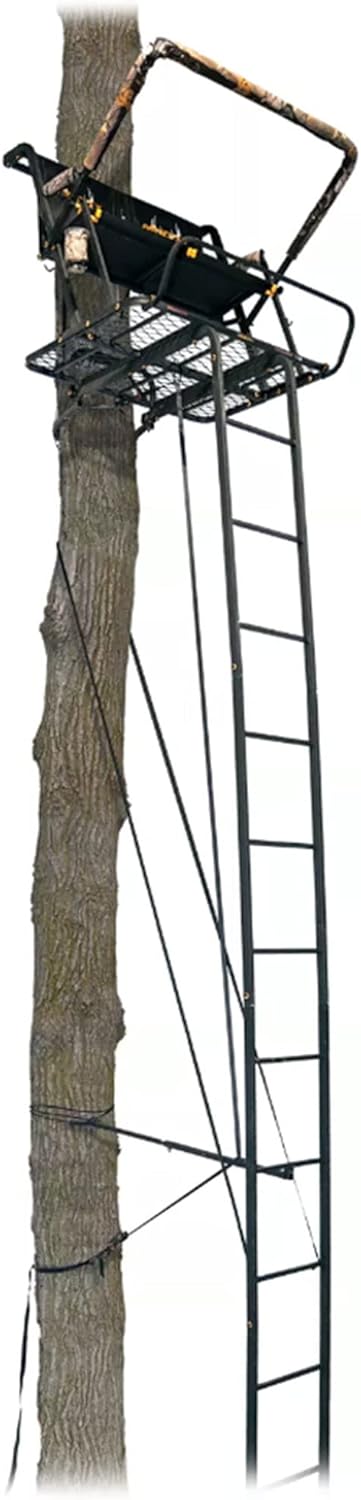 2-Person Ladder Tree Stand, 20ft, 500lb Capacity
