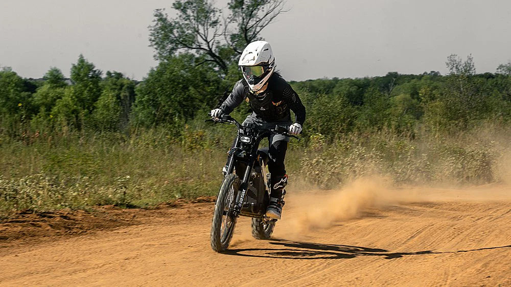 GoTrax Electric Dirt Bike, 50 mi Max Range, 53 mph Max Speed, 8000W - Everest