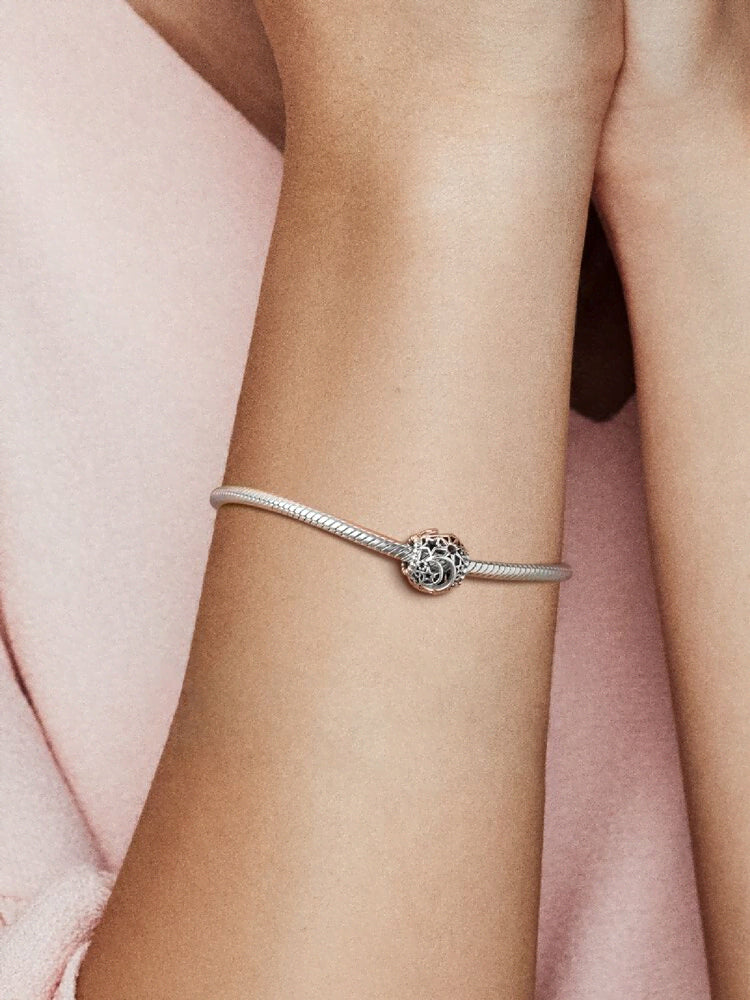 Openwork Sun, Stars & Moon Charm