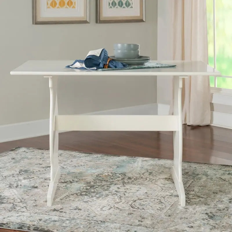 Hannah Breakfast Nook 3-Piece Dining Set With Corner Bench