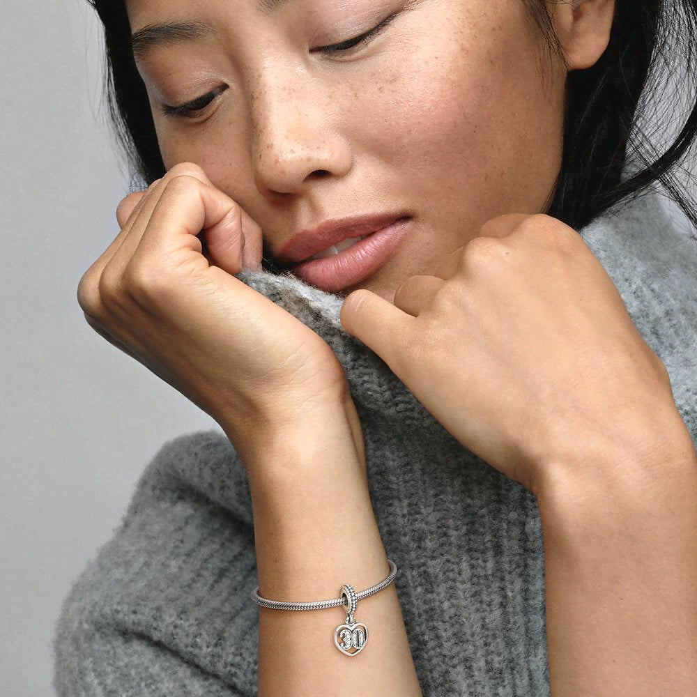 30th Celebration Dangle Charm