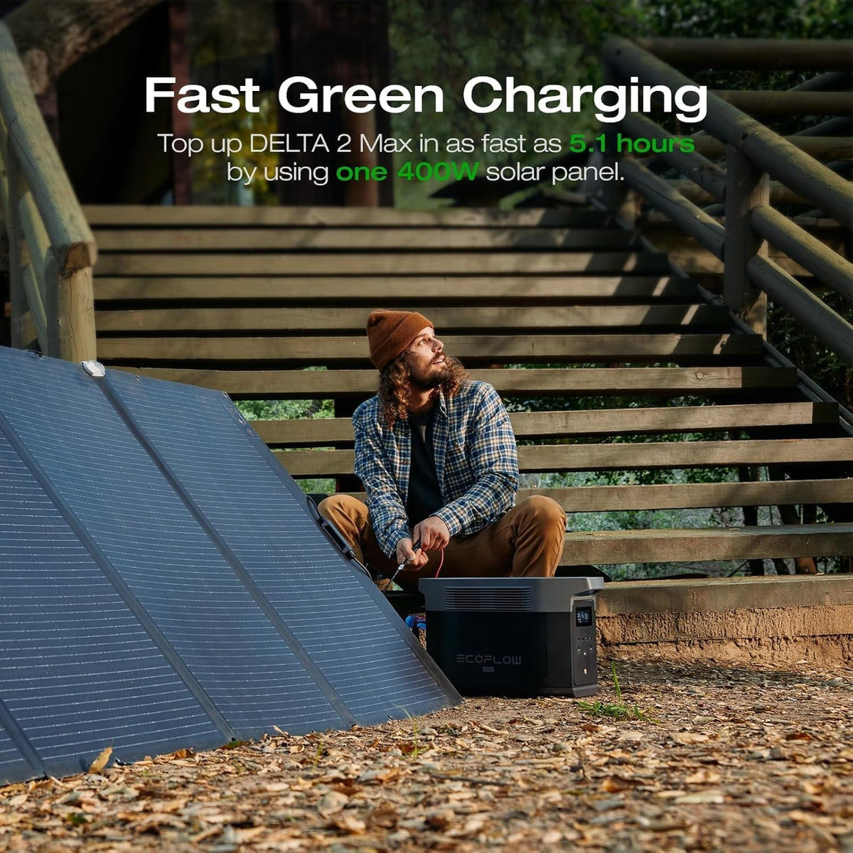 Portable Power Station, 2400W, 2048Wh - delta-2-max-2048wh