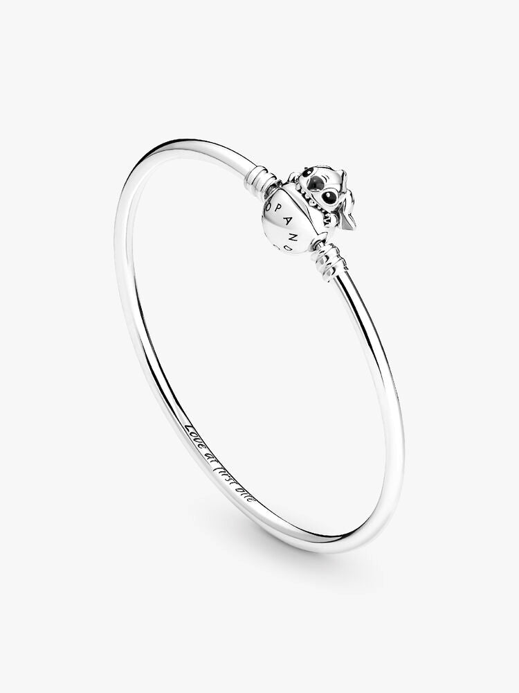 Pandora Moments Disney Stitch Biting Clasp Bangle