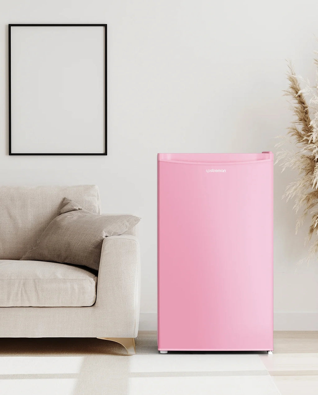 Upstreman 3.2 Cu.Ft. Single Door Mini Refrigerator With Freezer - BR321