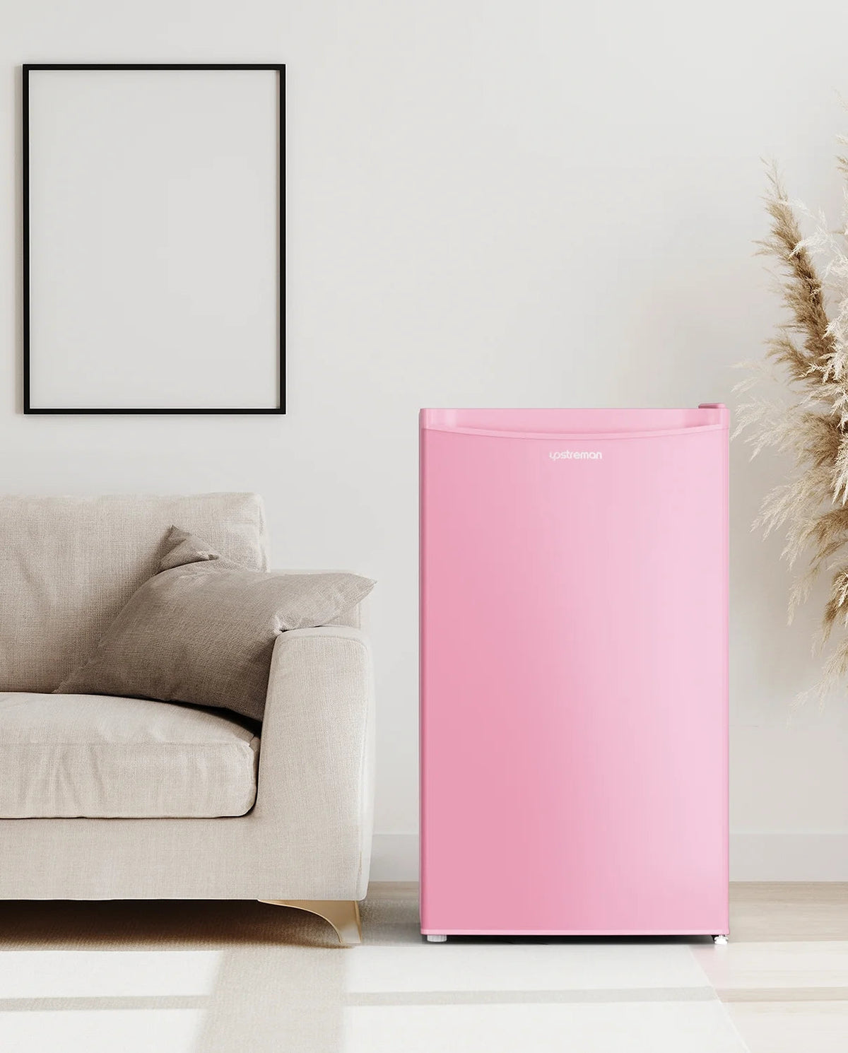 Upstreman 3.2 Cu.Ft. Single Door Mini Refrigerator With Freezer - BR321