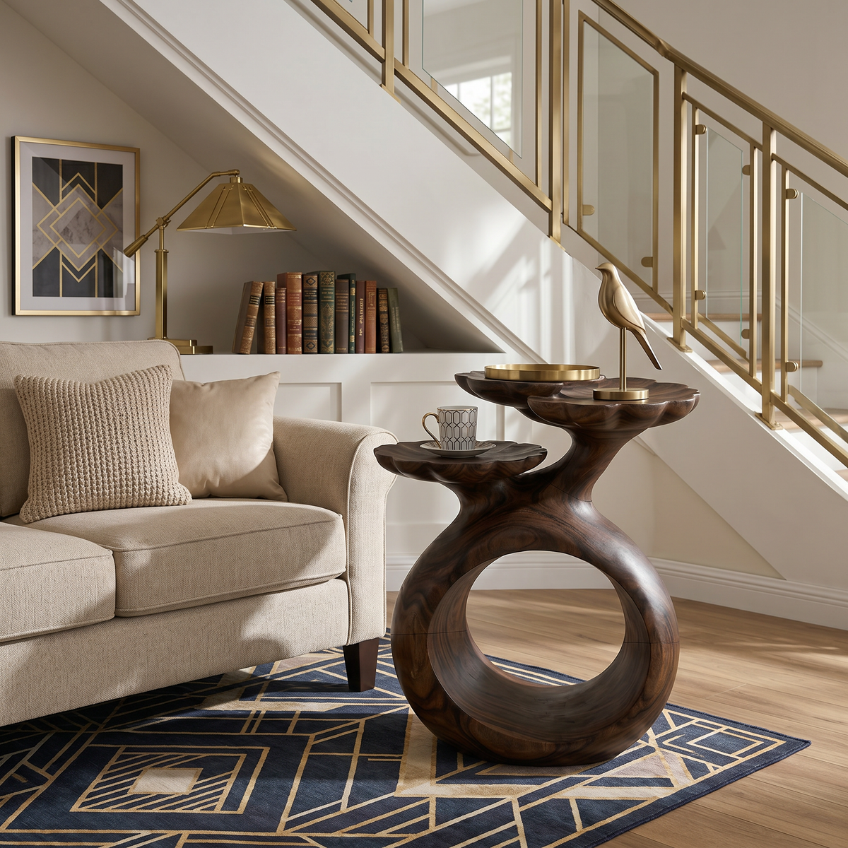 Coastal Twin Top Side Table Beach House