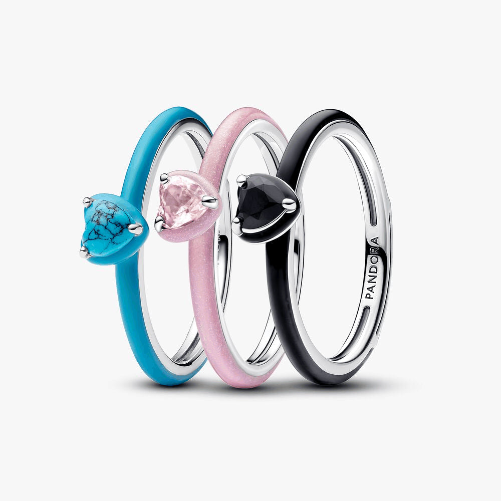 Good Karma Chakra Hearts Ring Trio