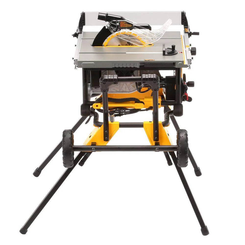 DEWALT 15 Amp Corded 10 in. Jobsite Table Saw With Rolling Stand - DWE7491RS