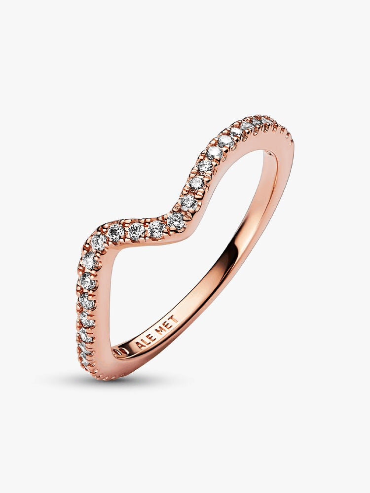 Sparkling Wave Ring