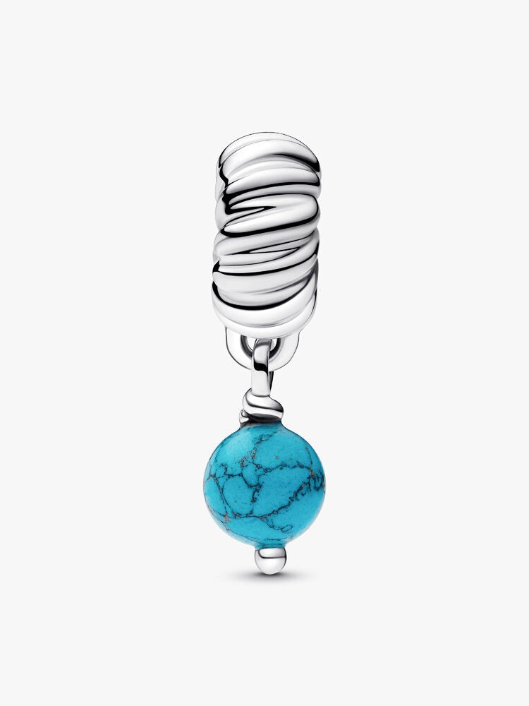 Turquoise-colored Dangle Charm