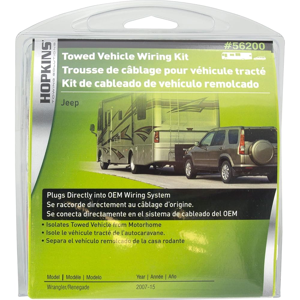 Hopkins Towing Solutions Plug-In Simple Towed Vehicle Wiring Kit - 56200
