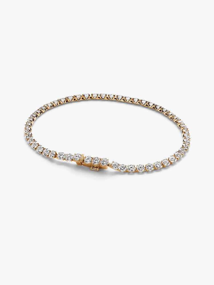 Pandora Era 14k Gold Lab-grown Diamond Tennis Bracelet