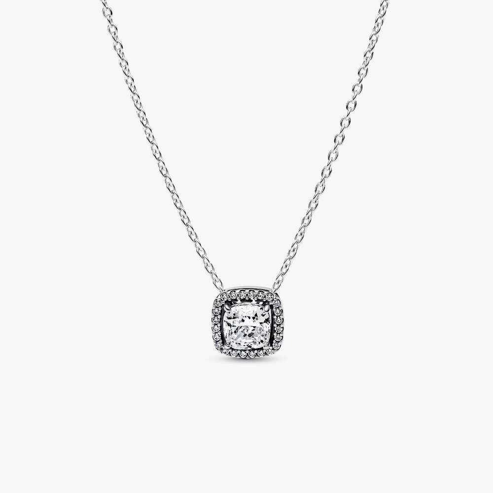 Halo Pendant Collier Necklace