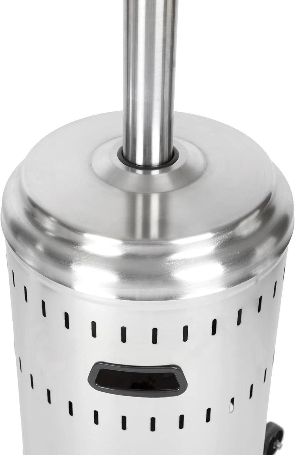 Amazon Basics Outdoor Propane Patio Heater With Wheels, 46,000 BTU - 61825