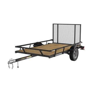 Karavan Wood Floor Utility Trailer 5 ft. x 8 ft. With Sliding Rail System