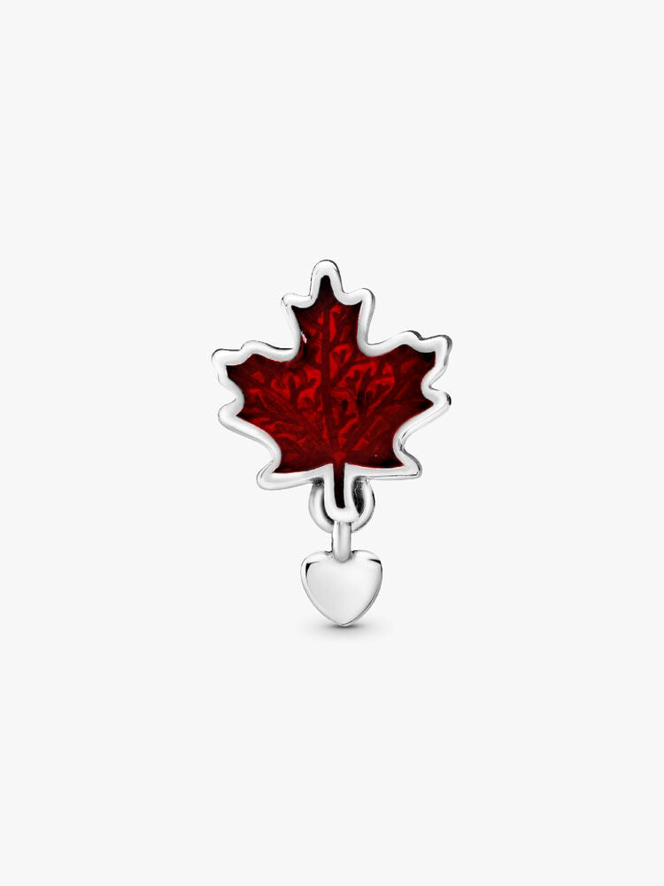 Canada Red Maple Leaf Charm