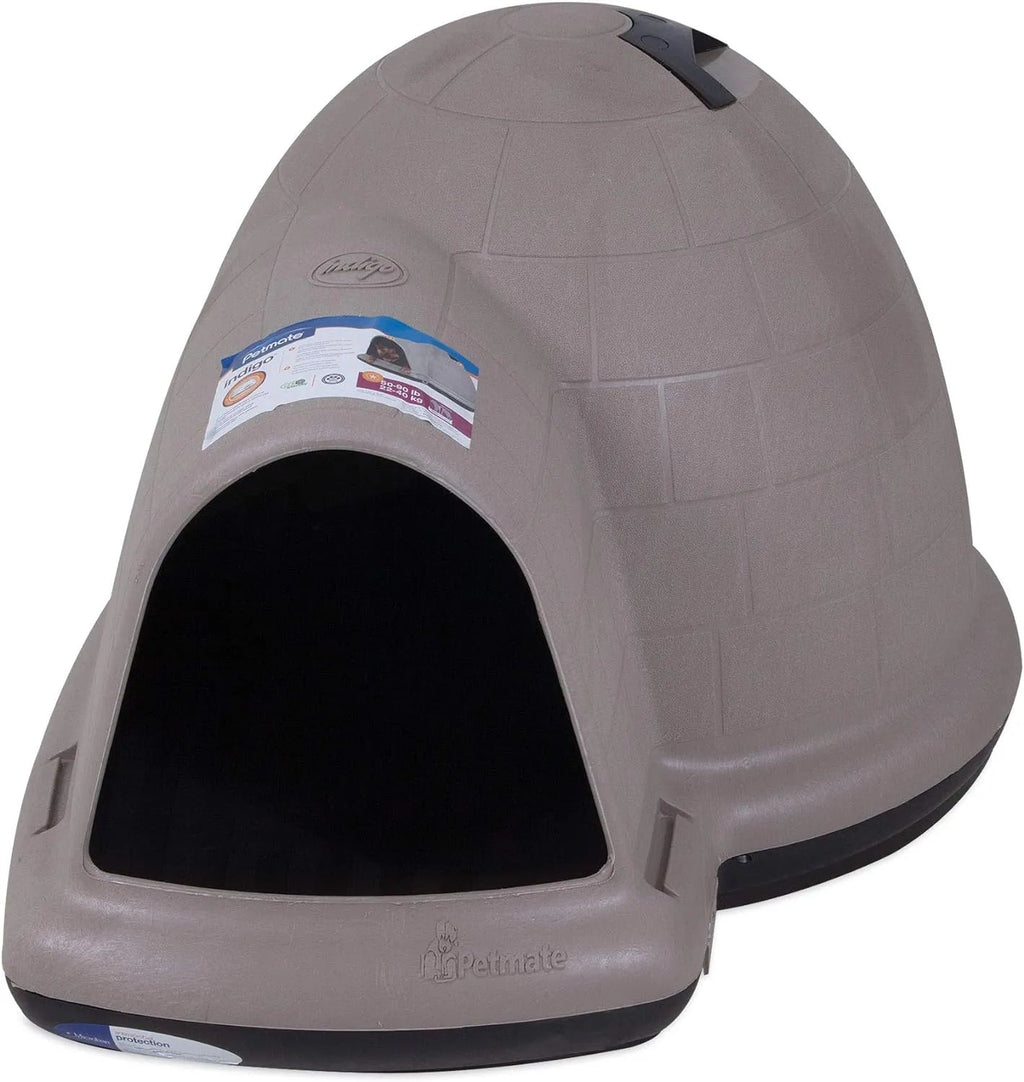 XL All-Weather Igloo Dog House for 90-125 Lb. Dogs