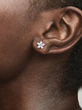 Sparkling Snowflake Stud Earrings