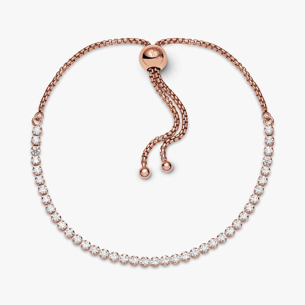 FINAL SALE - Sparkling Slider Tennis Bracelet