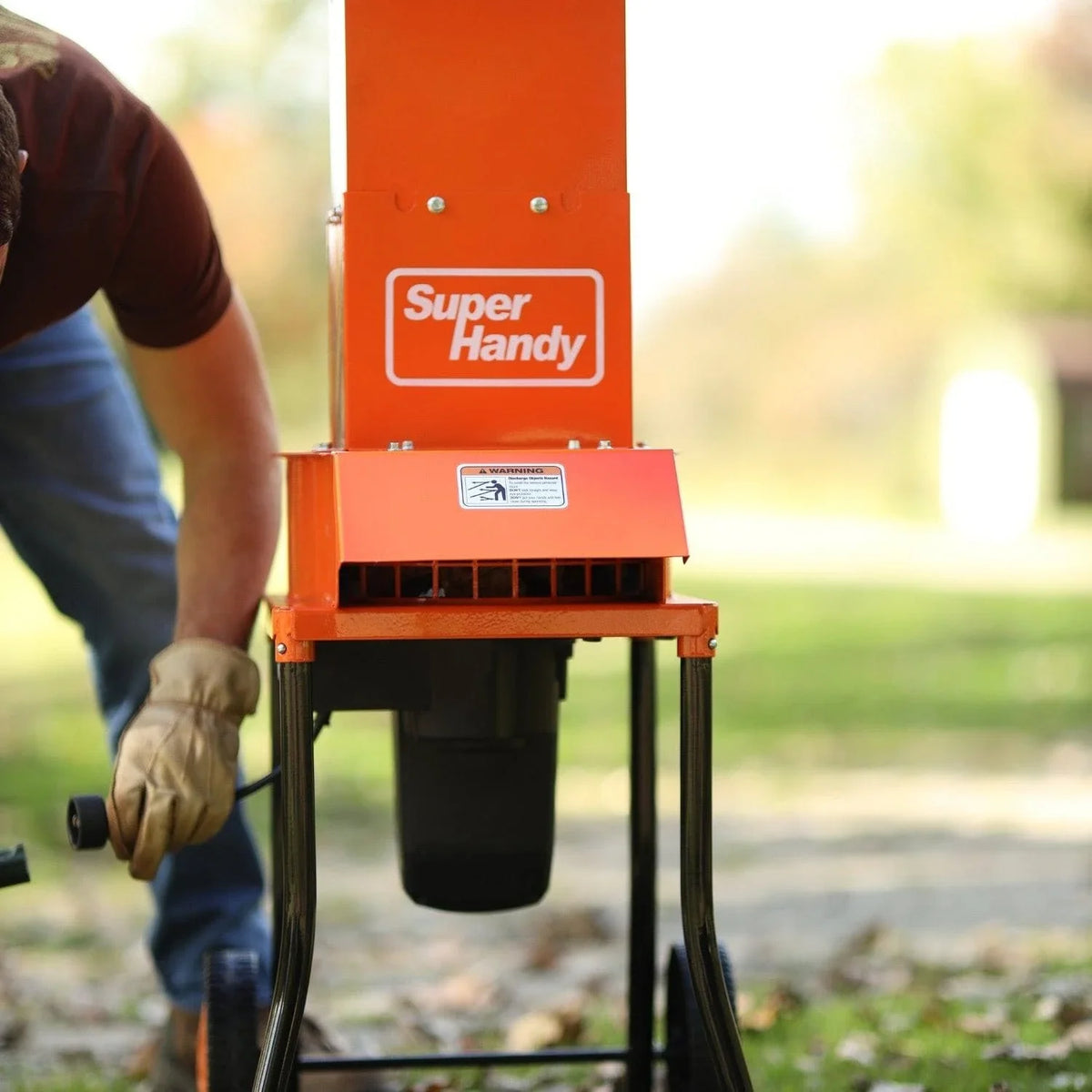 SuperHandy Electric Leaf Mulcher Shredder, 15-AMP 1800 Watt 120VAC - GUO056