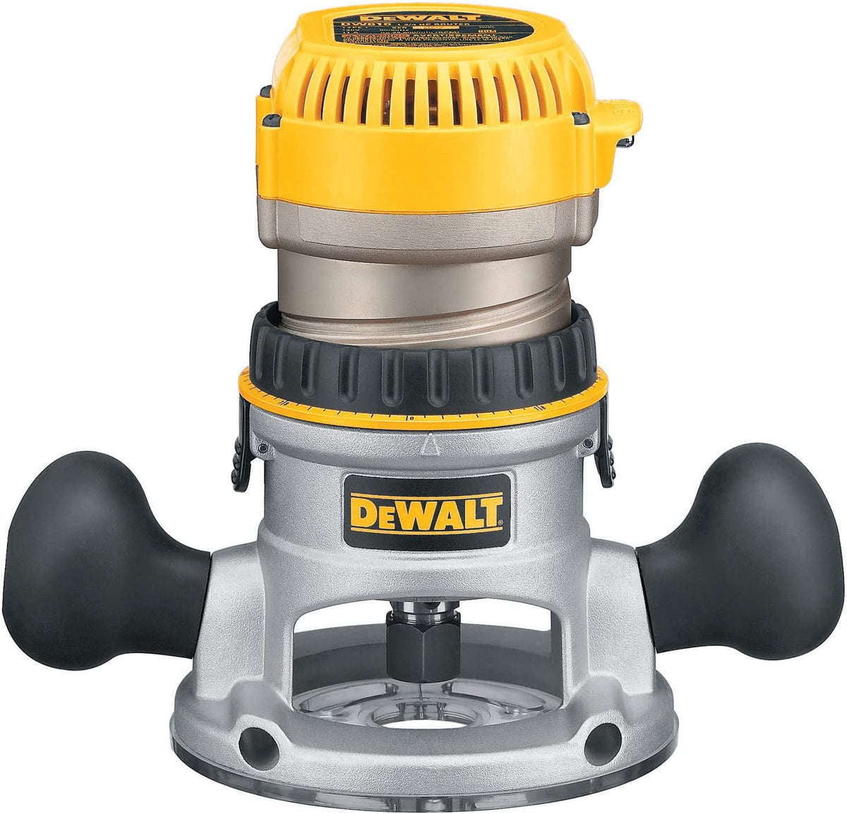 DEWALT Fixed Base Router, 1-3/4 HP, 11 Amp, Yellow - DW616