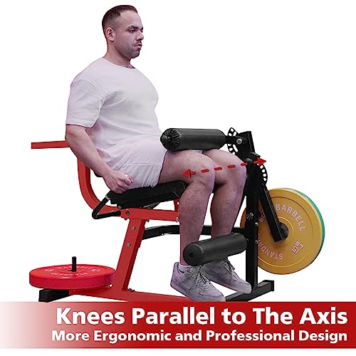 GMWD Leg Extension And Curl Machine - Adjustable Leg Exercise Bench