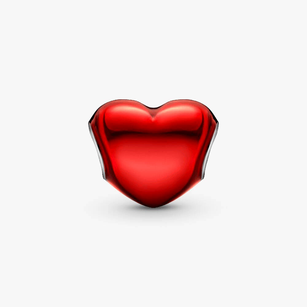 FINAL SALE - Metallic Red Heart Charm