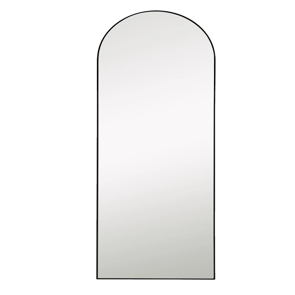 Arched Full-Length Floor Mirror - Standing And Wall-Mounted