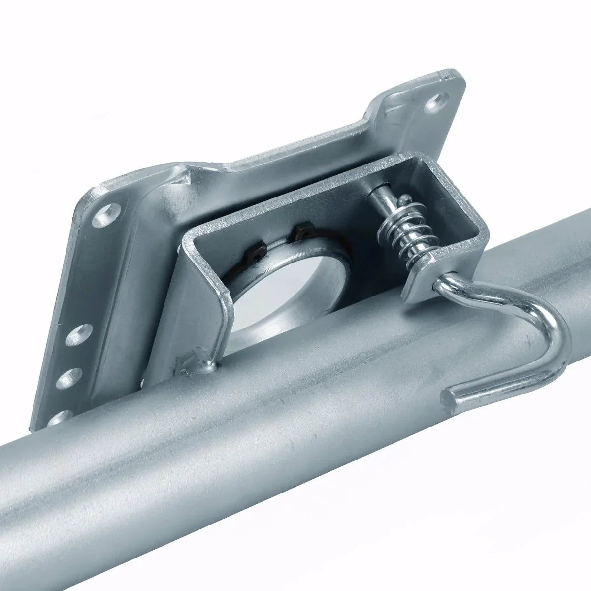 1000 lb Boat Trailer Tongue Jack With Swivel Wheel - Zinc-Plated Finish