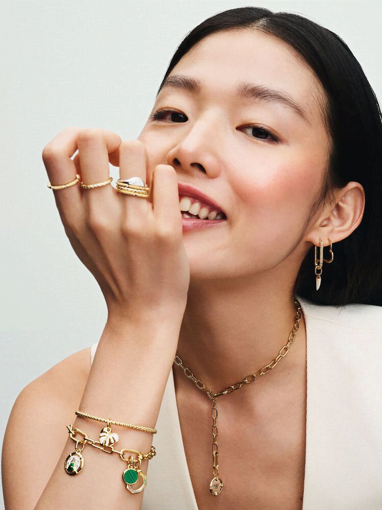 Asymmetrical Heart Hoop Earrings