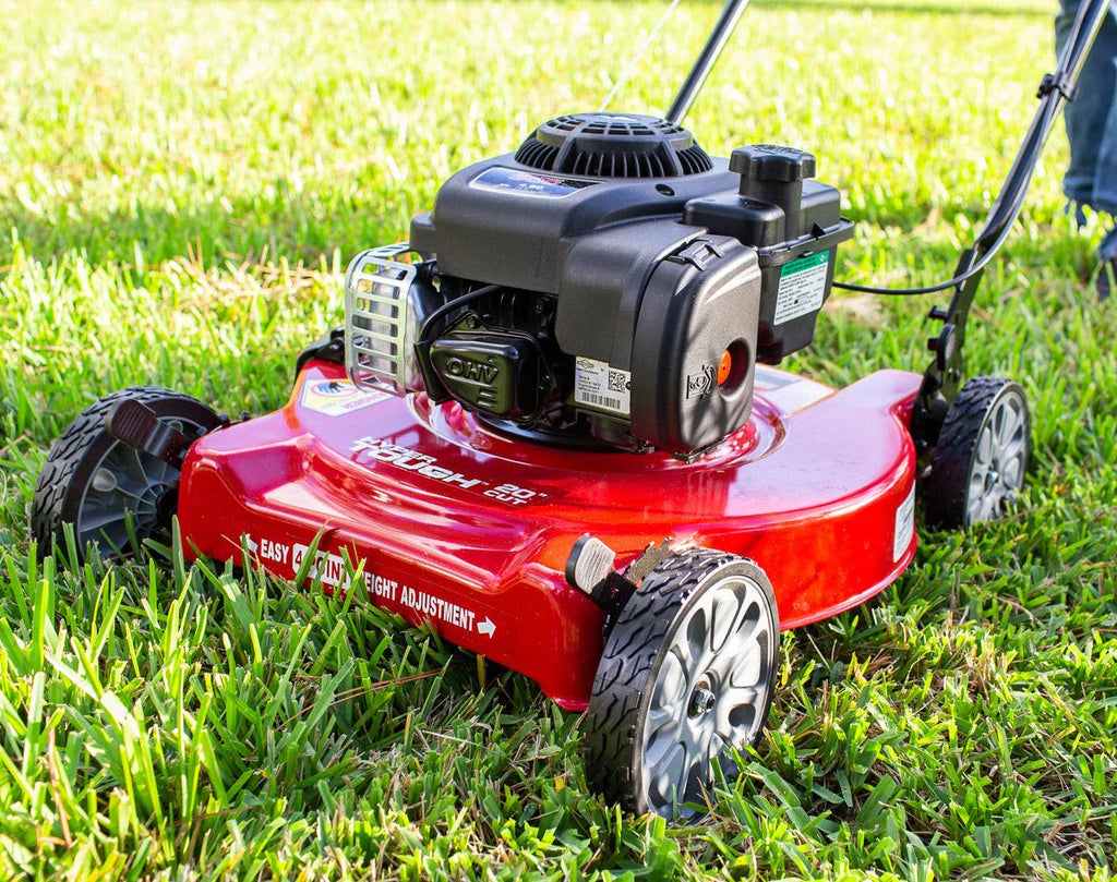 Hyper Tough Gas Push Lawn Mower, 20-Inch 125cc V-Twin Engine