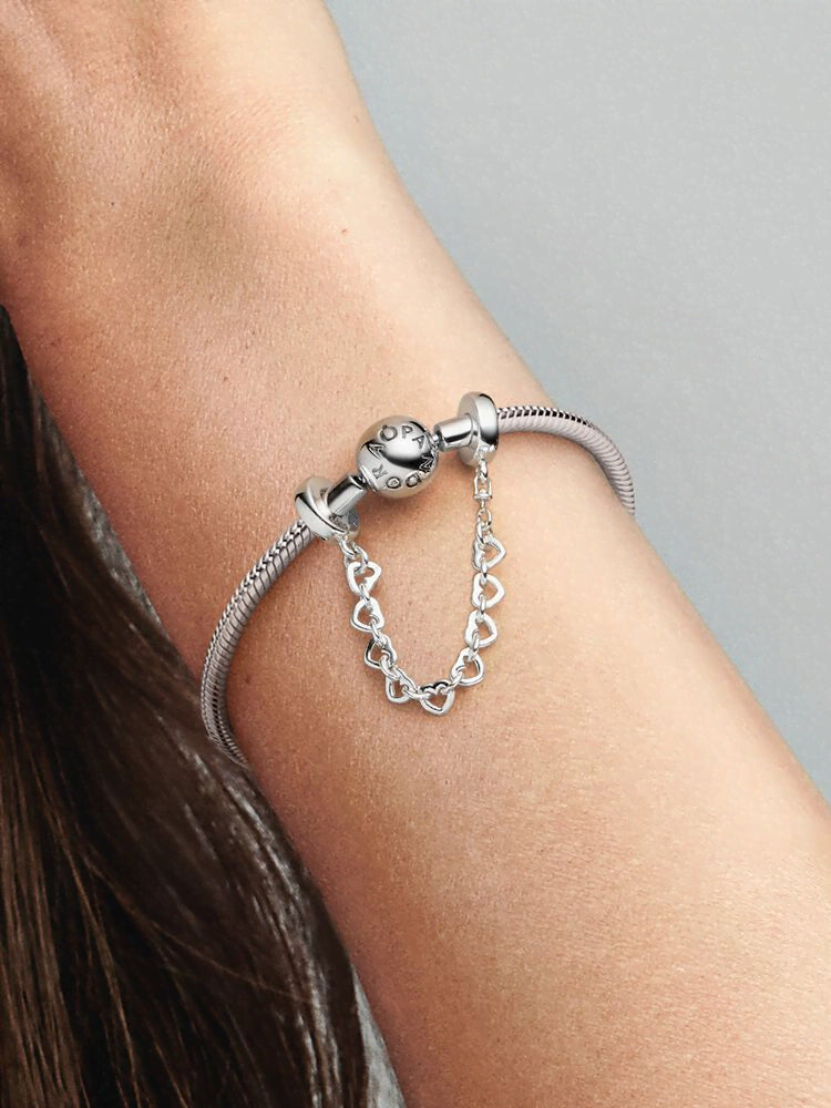 Linked Hearts Safety Chain