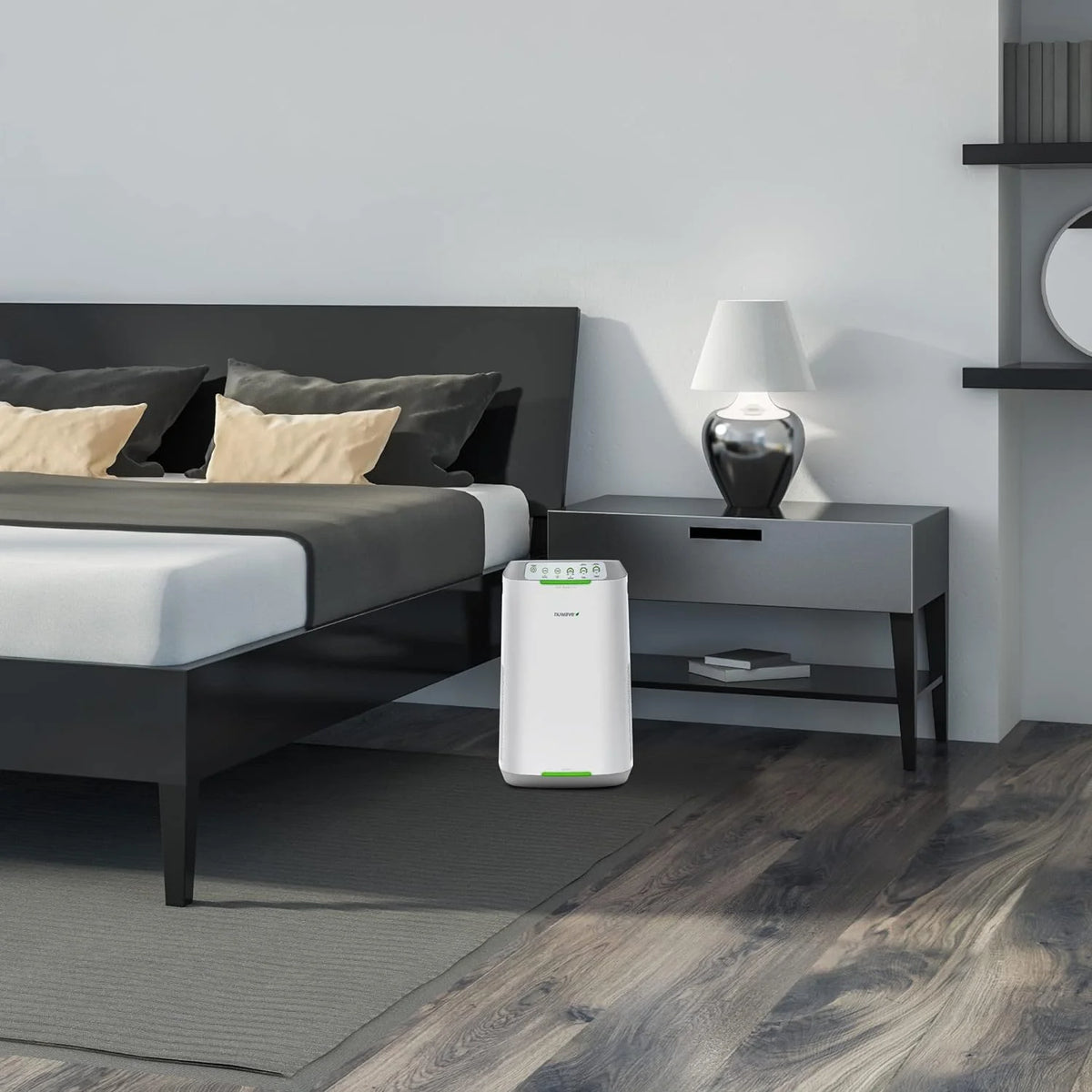 Nuwave Air Purifier, 2002 Sq Ft, White - OxyPure Zero