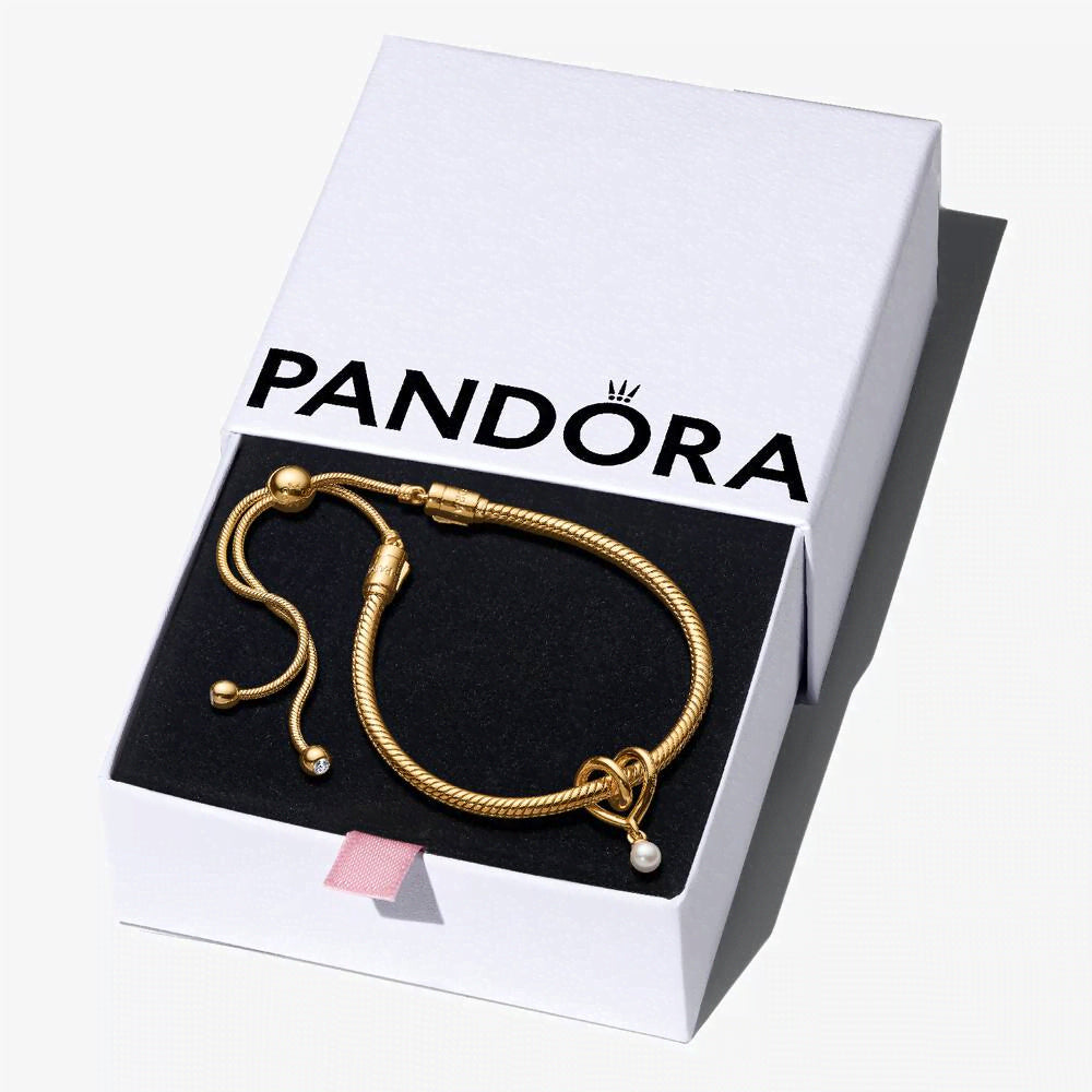 Golden Heart Bracelet Gift Set