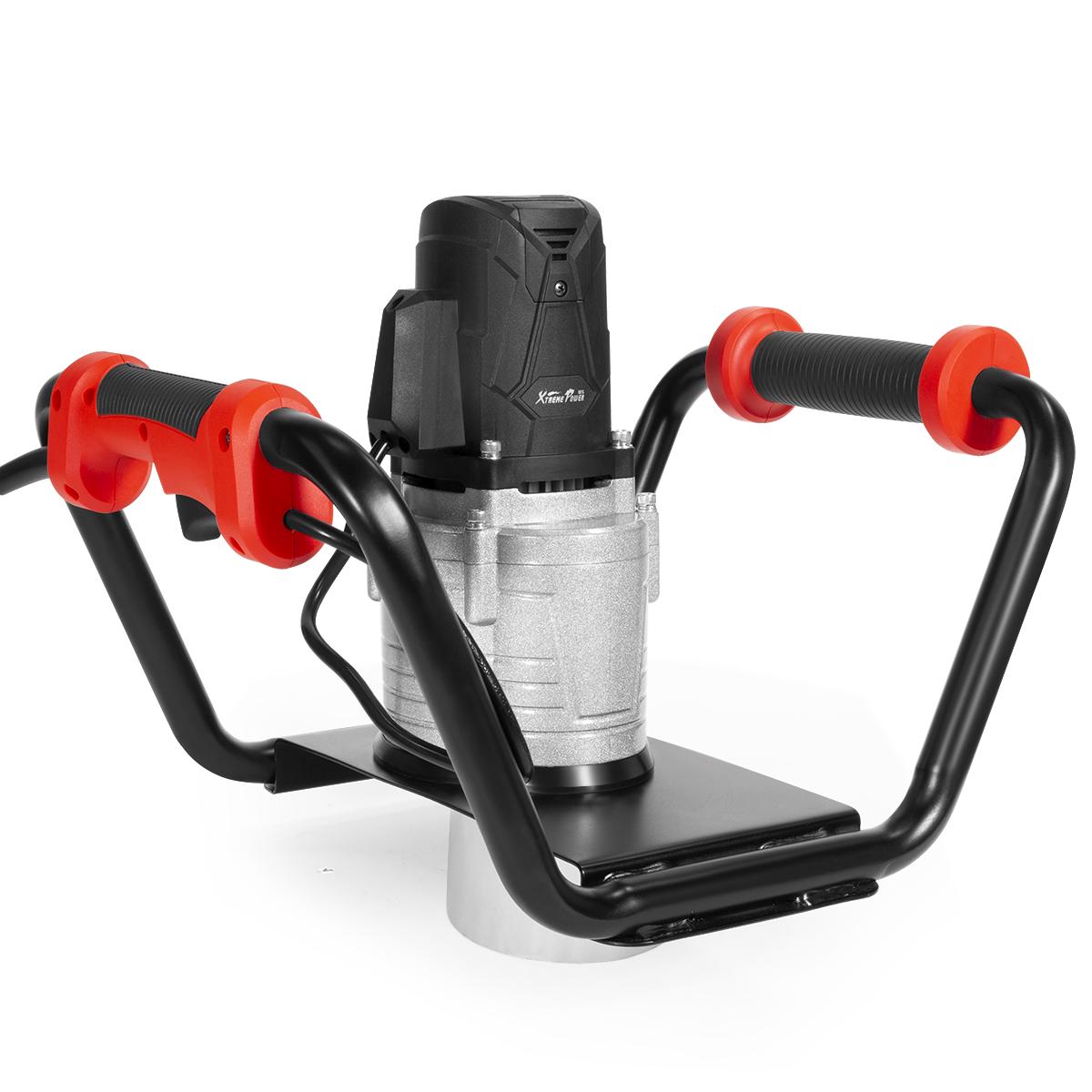 1500W Electric Post Hole Digger With Anti-Vibration Handle And Safety Lock