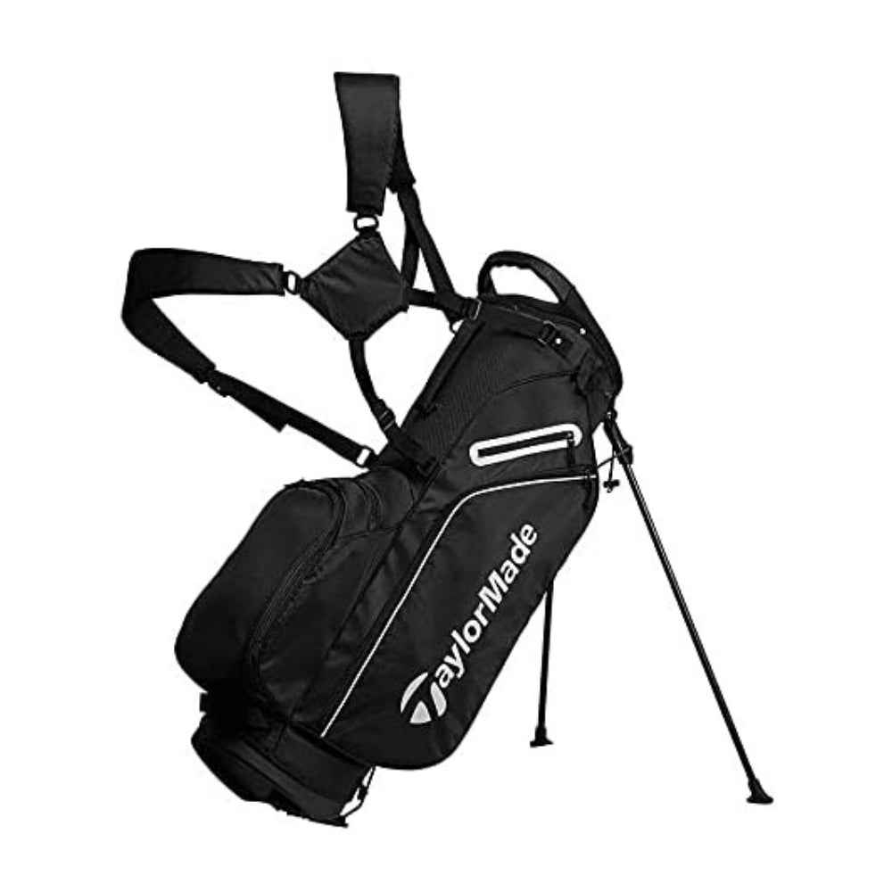 Golf Stand Bag, Black And White, 8-Way Top