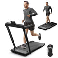 GYMAX 2-in-1 Folding Under Desk Treadmill With Speaker, App And Remote Control - 2.5HP