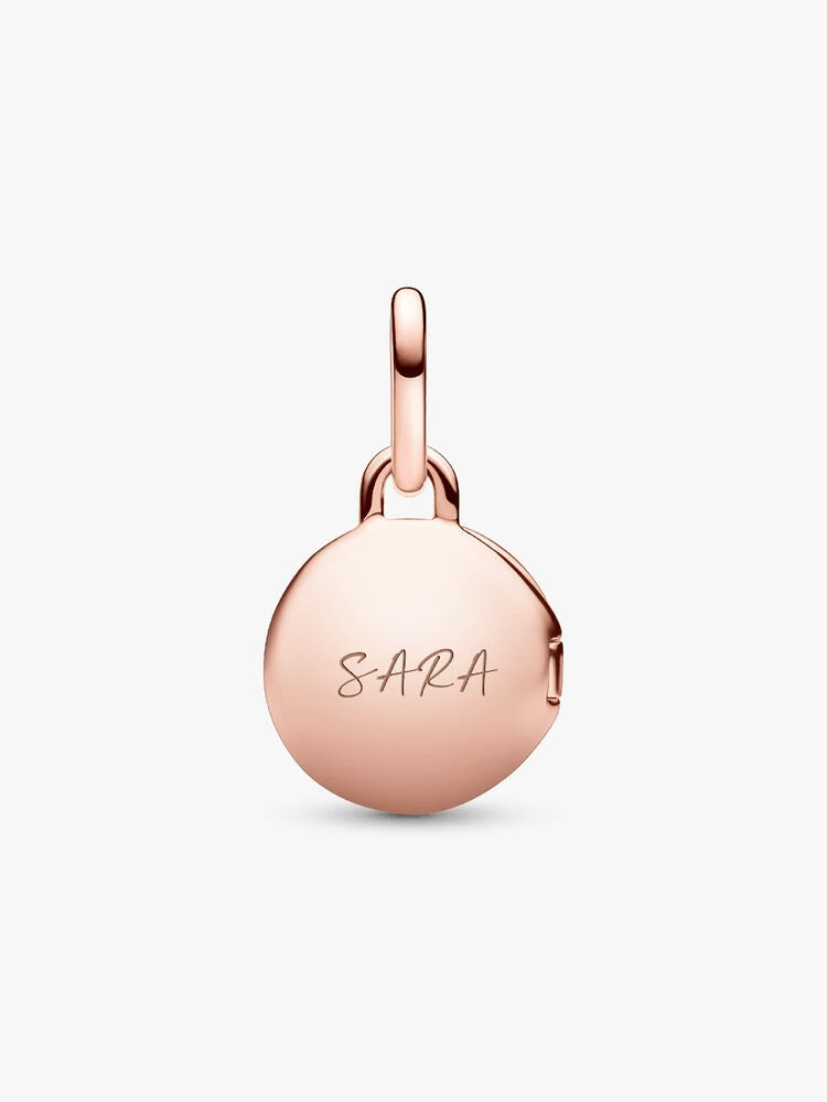 Openable & Engravable Love Locket Dangle Charm