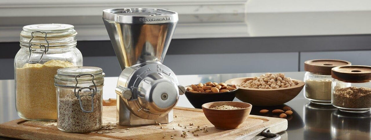 All Metal Adjustable Grain Mill Attachment For Stand Mixers