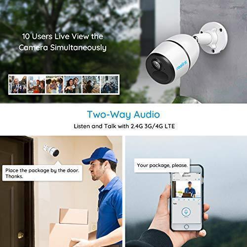 REOLINK Outdoor Solar-Powered 3G/4G LTE Security Camera System - Reolink Go