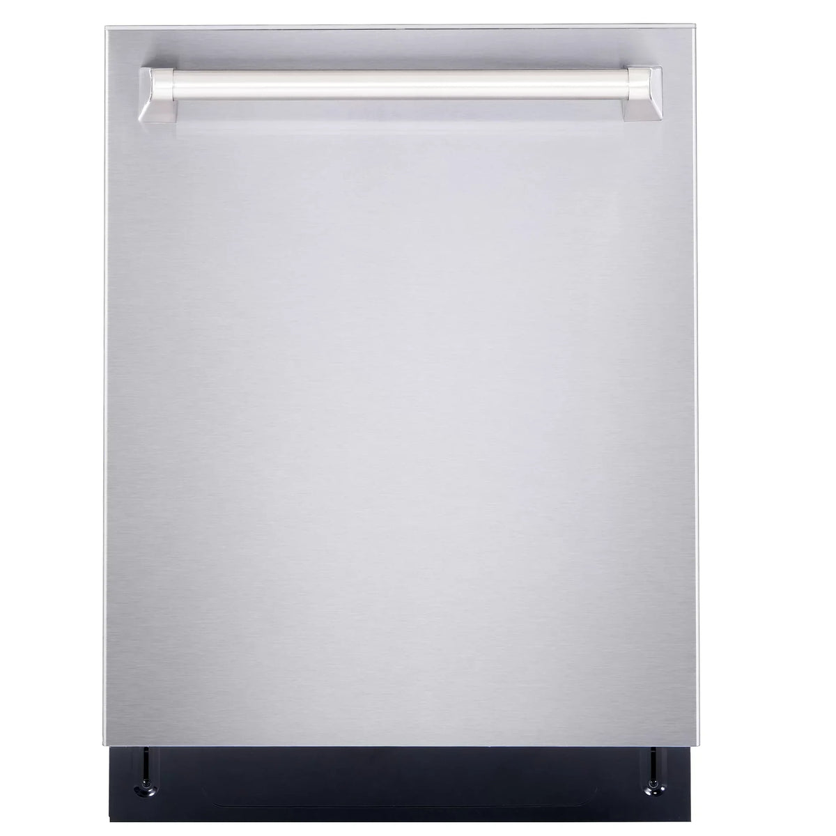 Cosmo 4-Piece Kitchen Appliance Package - 30 in Gas Range, Wall Mount Range Hood, 24 in Built-In Dishwasher, French Door Refrigerator